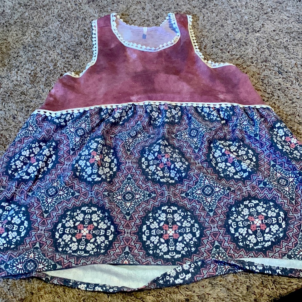 Boho tunic tank
